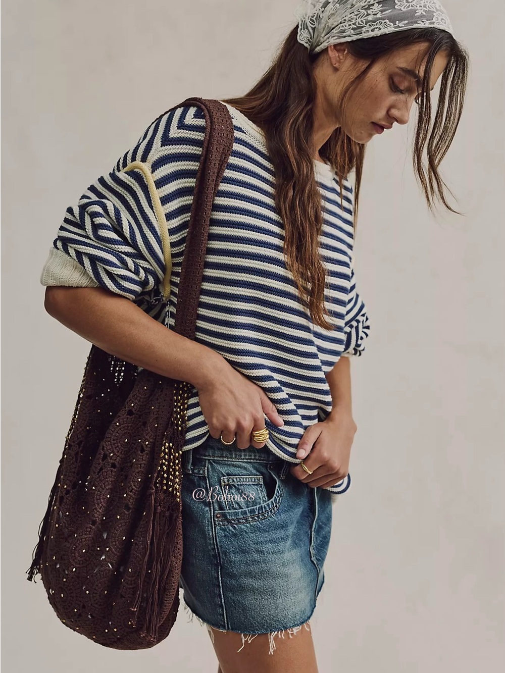 NWT Free People Sunrise To Sunset Crochet Tote - Picture 11 of 12